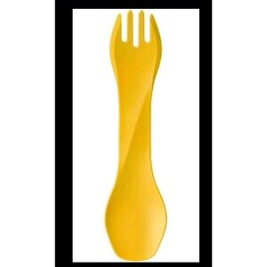 humangear GoBites Uno Combination Fork and Spoon - Yellow New Camping Outdoor